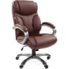 Кресло CHAIRMAN 435/brown для руководителя, кожа, цвет коричневый фото 1