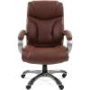 Кресло CHAIRMAN 435/brown для руководителя, кожа, цвет коричневый фото 2