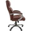 Кресло CHAIRMAN 435/brown для руководителя, кожа, цвет коричневый фото 3