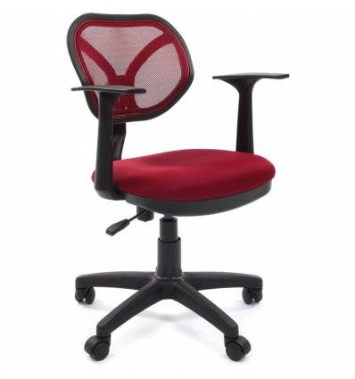 Кресло CHAIRMAN 450 NEW/TW13-TW06 для оператора, сетка/ткань, цвет бордовый