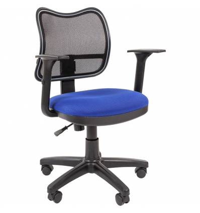 Кресло CHAIRMAN 450/TW-10 для оператора, сетка/ткань, цвет черный/синий