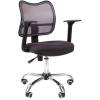 Кресло CHAIRMAN 450 сhrom/TW12-TW04 для оператора, сетка/ткань, цвет серый фото 1