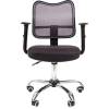 Кресло CHAIRMAN 450 сhrom/TW12-TW04 для оператора, сетка/ткань, цвет серый фото 2
