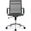 Riva Chair Hugo 6001-2SE Серебристо-серый, хром, сетка фото 2