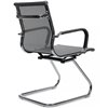 Riva Chair Hugo 6001-3E Серебристо-серый, хром, сетка фото 4