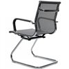 Riva Chair Hugo 6001-3E Серебристо-серый, хром, сетка фото 6