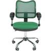 Кресло CHAIRMAN 450 сhrom/TW18-TW03 для оператора, сетка/ткань, цвет зеленый фото 2