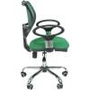 Кресло CHAIRMAN 450 сhrom/TW18-TW03 для оператора, сетка/ткань, цвет зеленый фото 3