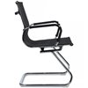 Riva Chair Hugo 6001-3E черное, хром, сетка фото 3