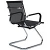 Riva Chair Hugo 6001-3E черное, хром, сетка фото 4
