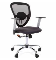 Кресло CHAIRMAN 451/TW-12 для оператора, сетка/ткань, цвет черный/серый