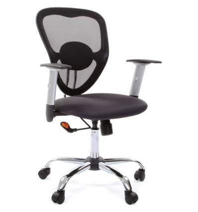Кресло CHAIRMAN 451/TW-12 для оператора, сетка/ткань, цвет черный/серый