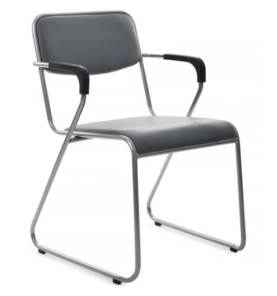 Riva Chair Nix Plus OMKL-03 Серый/Металл окрашенный Хром