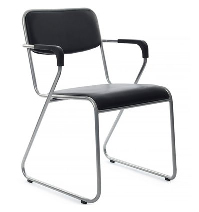 Riva Chair Nix Plus OMKL-03 Черный/Металл окрашенный Хром