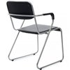 Riva Chair Nix Plus OMKL-03 Черный/Металл окрашенный Хром фото 4
