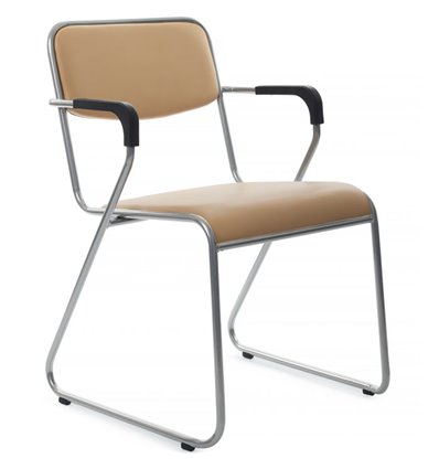 Riva Chair Nix Plus OMKL-04 Бежевый/Металл окрашенный Хром