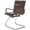 Riva Chair Hugo 6003-3E коричневое, хром, экокожа фото 6