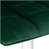 DOBRIN Tailor White LM-5017 зеленый велюр, основание белое фото 7