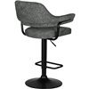 DOBRIN Charly Black LM-5019 серый твид (LEO11), черное основание фото 5