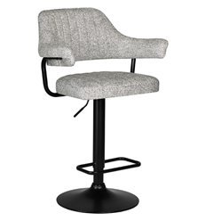 DOBRIN Charly Black LM-5019 светло-серый твид (LEO04), черное основание