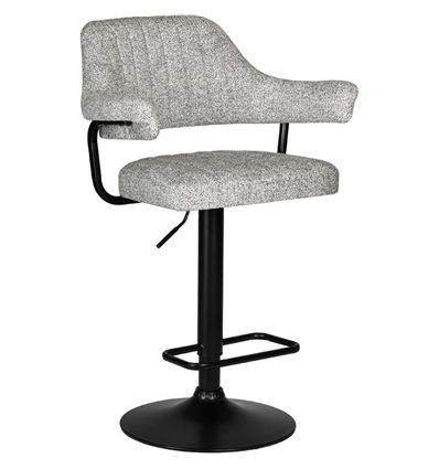 DOBRIN Charly Black LM-5019 светло-серый твид (LEO04), черное основание