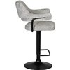 DOBRIN Charly Black LM-5019 светло-серый твид (LEO04), черное основание фото 4