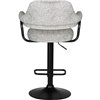 DOBRIN Charly Black LM-5019 светло-серый твид (LEO04), черное основание фото 6