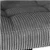 DOBRIN Kruger ARM Black LM-5011 серый вельвет (LAR-E2041-25), черное основание фото 8