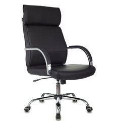 Бюрократ T-8010SL/BLACK, экокожа, цвет черный