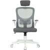 Бюрократ ASTER NH-W GREY, белый пластик, сетка/ткань, цвет серый фото 7