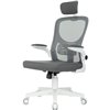 Бюрократ ASTER NH-W GREY, белый пластик, сетка/ткань, цвет серый фото 8