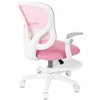 Бюрократ BUROKIDS 3 PINK, розовый сетка/ткань, белый пластик, подставка для ног фото 9
