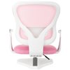 Бюрократ BUROKIDS 3 PINK, розовый сетка/ткань, белый пластик, подставка для ног фото 11