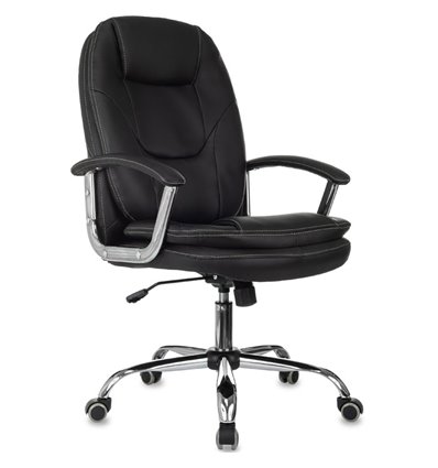 Бюрократ CH-868SL/BLACK-PU, экокожа, цвет черный