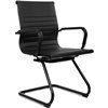 Riva Chair Hugo 6002-3SEB черное, черный металл, экокожа фото 1
