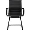 Riva Chair Hugo 6002-3SEB черное, черный металл, экокожа фото 2