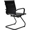 Riva Chair Hugo 6002-3SEB черное, черный металл, экокожа фото 4