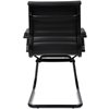 Riva Chair Hugo 6002-3SEB черное, черный металл, экокожа фото 5