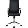 Riva Chair Art 6015H Черный, хром, экокожа фото 2