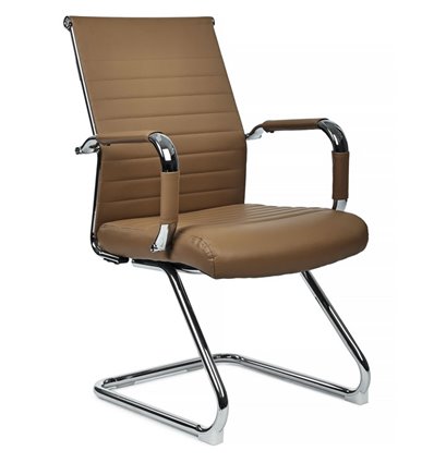Riva Chair Art 6015G Коричневый, хром, экокожа