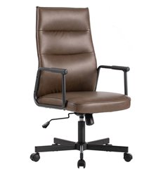 Офисное кресло Riva Chair Sten W-263H Коричневый фото 1