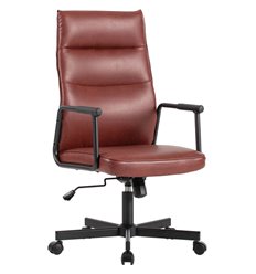 Офисное кресло Riva Chair Sten W-263H Бургунди фото 1