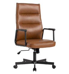 Офисное кресло Riva Chair Sten W-263H Светло-коричневый фото 1
