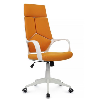 Riva Chair Iq Rv 8989 оранжевое, белый пластик, ткань