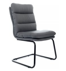 Riva Chair Pegas PS-919 Серый, Металл Черный, Экокожа
