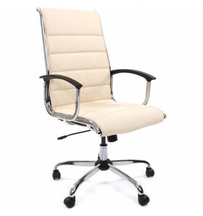 Кресло CHAIRMAN 760/beige для руководителя, экокожа, цвет бежевый