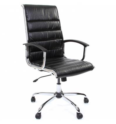 Кресло CHAIRMAN 760/black для руководителя, экокожа, цвет черный