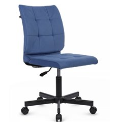 Офисное кресло Riva Chair Solo SLPT-205 Голубой, ткань велюр фото 1