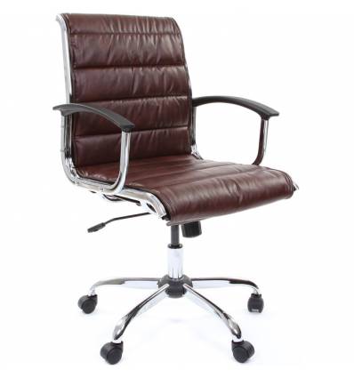 Кресло CHAIRMAN 760M/brown для руководителя, экокожа, цвет коричневый