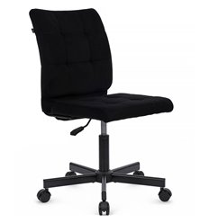 Офисное кресло Riva Chair Solo SLPT-205 Черный, ткань велюр фото 1